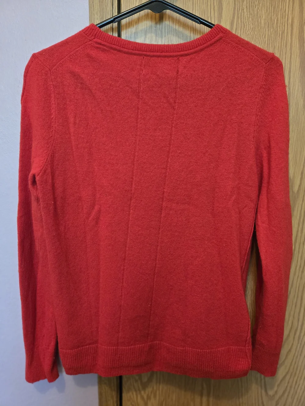 Banana Republic Red Cashmere Crewneck Sweater